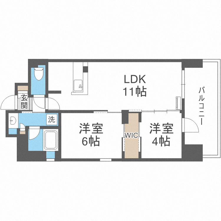 Vievle靭公園Qの間取り画像
