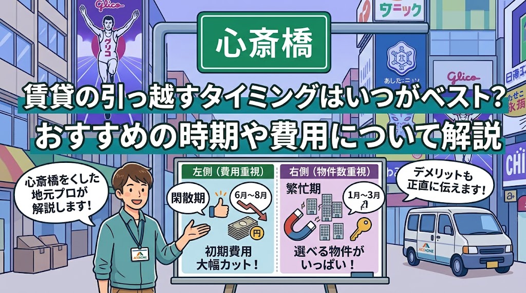 賃貸の引っ越すタイミングはいつがベスト？おすすめの時期や費用について解説
